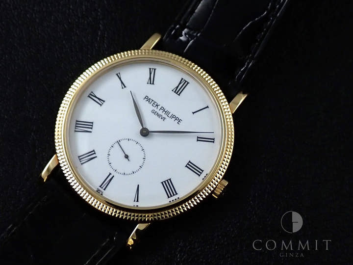 パテックフィリップ カラトラバ Ref.5119J-001 イエローゴールド ホワイト文字盤