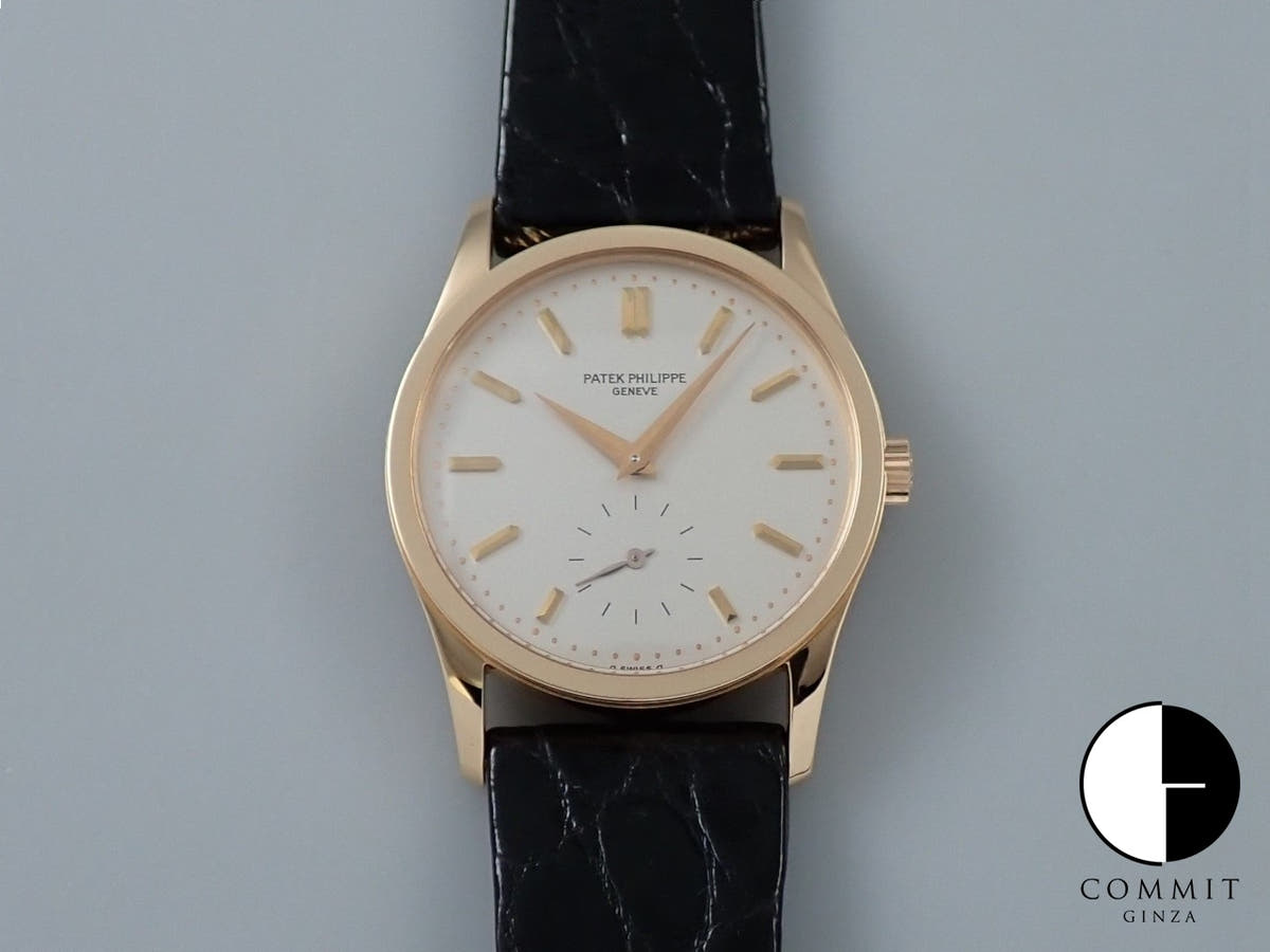 パテックフィリップ カラトラバ Ref.3796R-014 ローズゴールド アイボリー文字盤