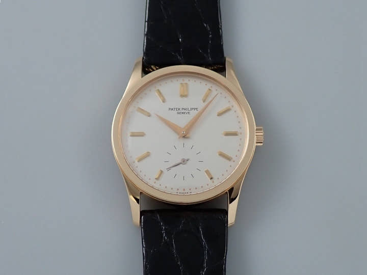 パテックフィリップ カラトラバ Ref.3796R-014 ローズゴールド アイボリー文字盤