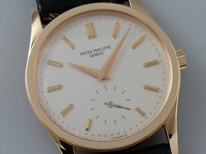 パテックフィリップ カラトラバ Ref.3796R-014 ローズゴールド アイボリー文字盤