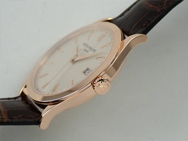 パテックフィリップ カラトラバ Ref.5296R-010 ローズゴールド アイボリー文字盤