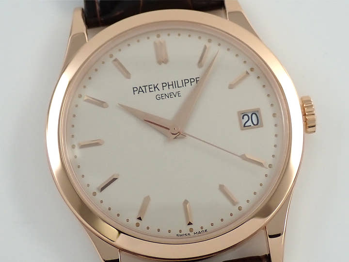 パテックフィリップ カラトラバ Ref.5296R-010 ローズゴールド アイボリー文字盤