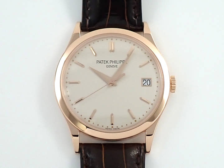 パテックフィリップ カラトラバ Ref.5296R-010 ローズゴールド アイボリー文字盤
