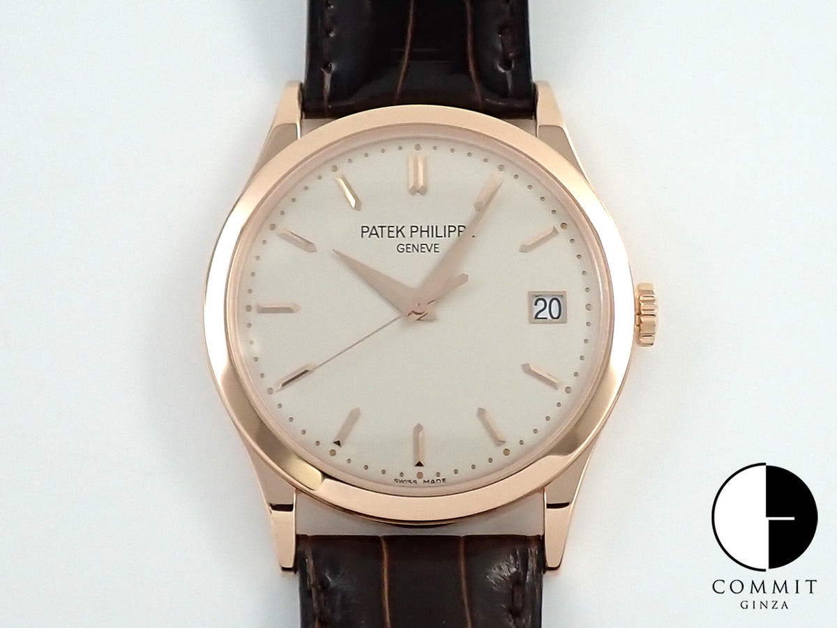 パテックフィリップ カラトラバ Ref.5296R-010 ローズゴールド アイボリー文字盤