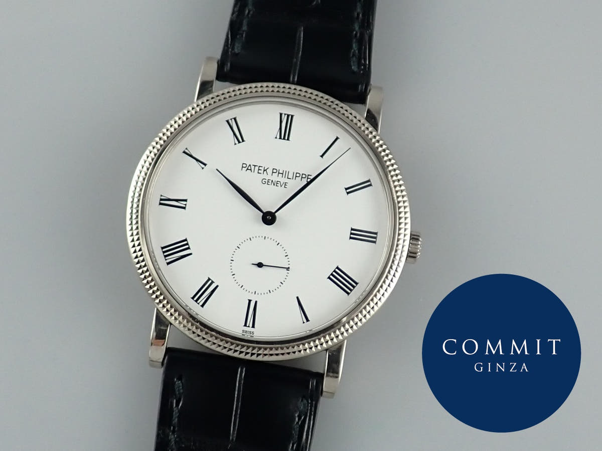 Patek Philippe Calatrava Ref.5119G-001 White Dial Used calatrava-41