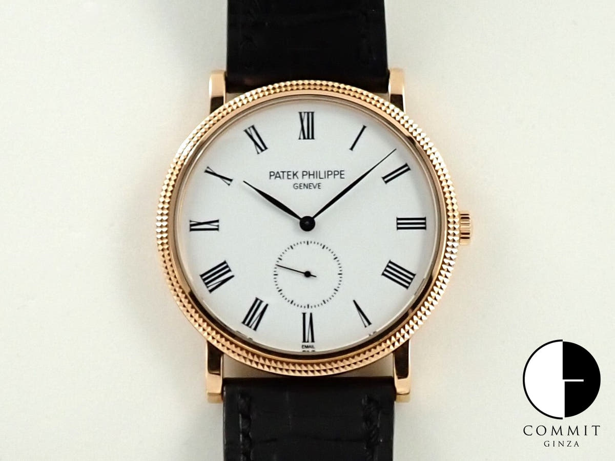パテックフィリップ カラトラバ Ref.5116R-001 ローズゴールド エナメル文字盤