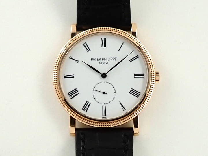 パテックフィリップ カラトラバ Ref.5116R-001 ローズゴールド エナメル文字盤