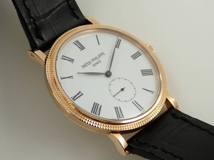 パテックフィリップ カラトラバ Ref.5116R-001 ローズゴールド エナメル文字盤