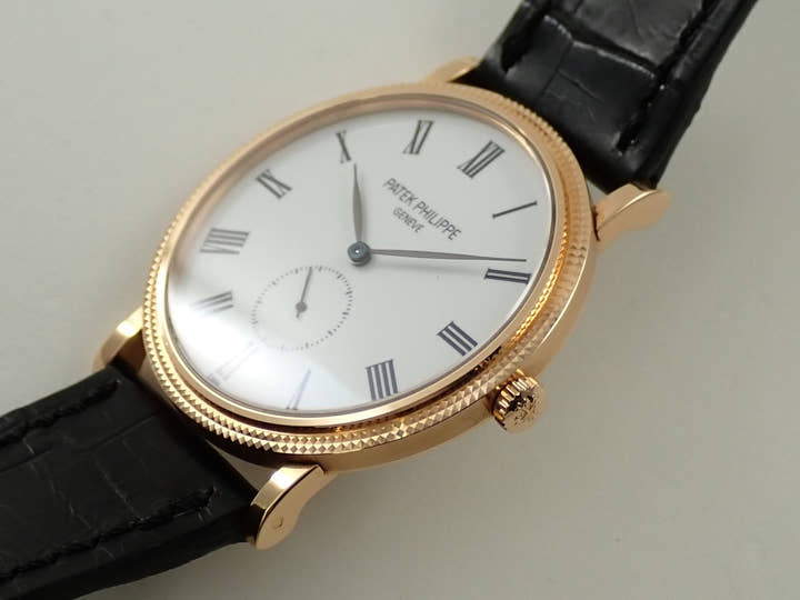 パテックフィリップ カラトラバ Ref.5116R-001 ローズゴールド エナメル文字盤