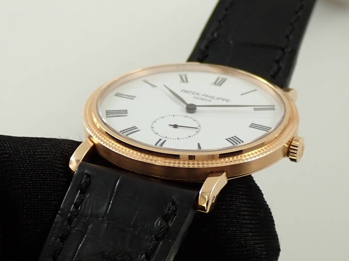 パテックフィリップ カラトラバ Ref.5116R-001 ローズゴールド エナメル文字盤