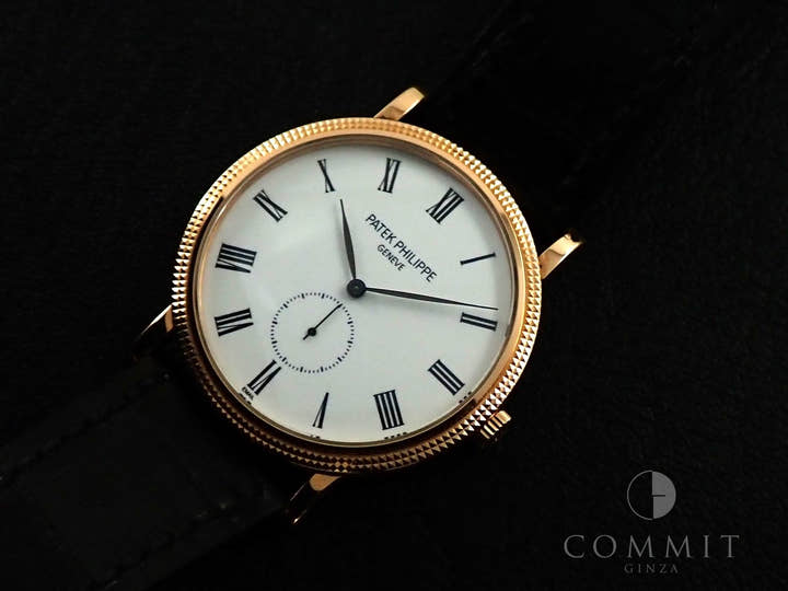 パテックフィリップ カラトラバ Ref.5116R-001 ローズゴールド エナメル文字盤