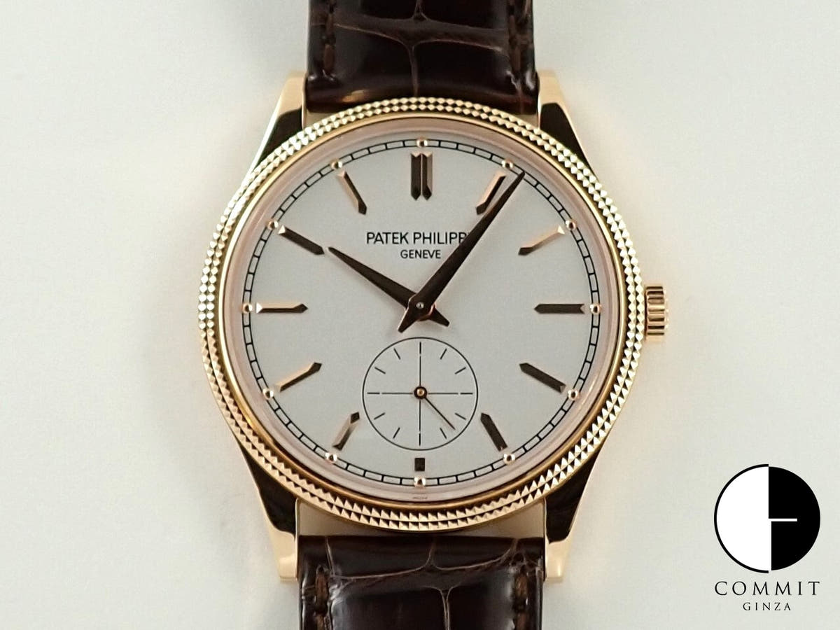 パテックフィリップ カラトラバ Ref.6119R-001 ローズゴールド シルバー文字盤