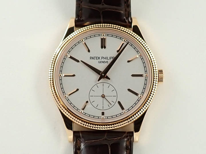 パテックフィリップ カラトラバ Ref.6119R-001 ローズゴールド シルバー文字盤