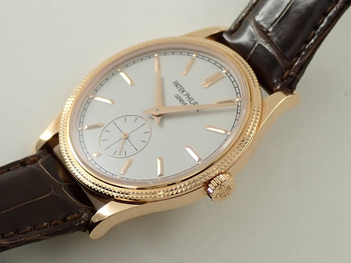 パテックフィリップ カラトラバ Ref.6119R-001 ローズゴールド シルバー文字盤