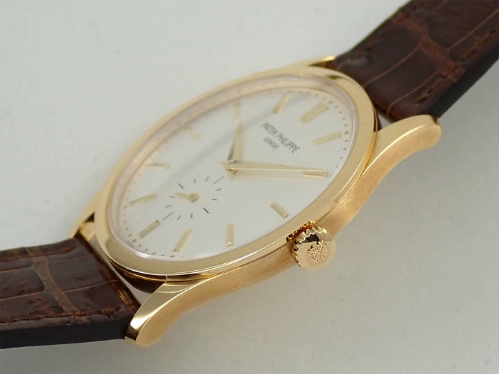 パテックフィリップ カラトラバ Ref.5196J-001 イエローゴールド シルバー文字盤