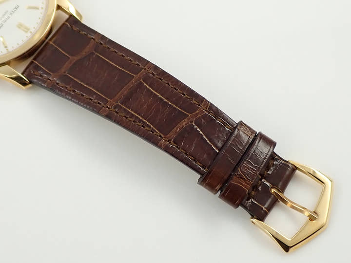 パテックフィリップ カラトラバ Ref.5196J-001 イエローゴールド シルバー文字盤