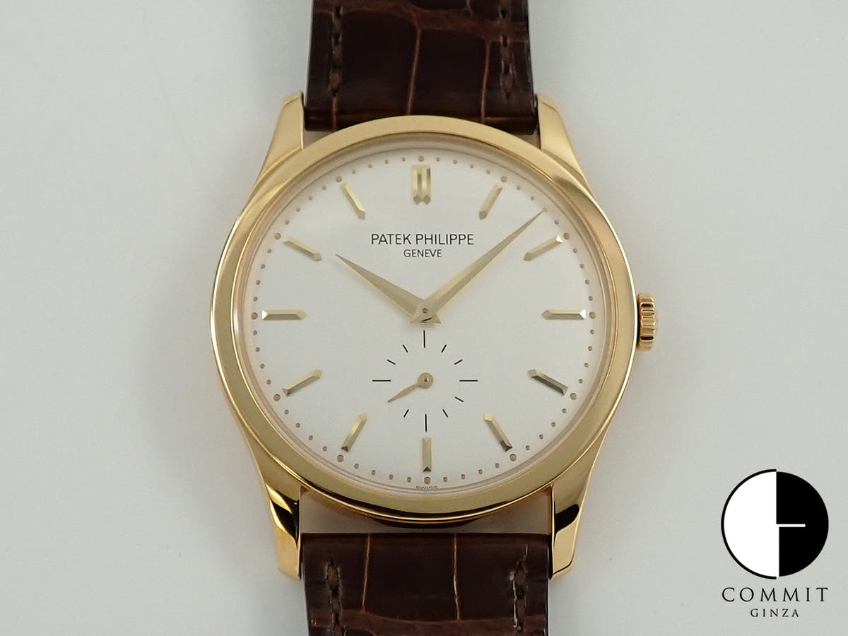 パテックフィリップ カラトラバ Ref.5196J-001 イエローゴールド シルバー文字盤