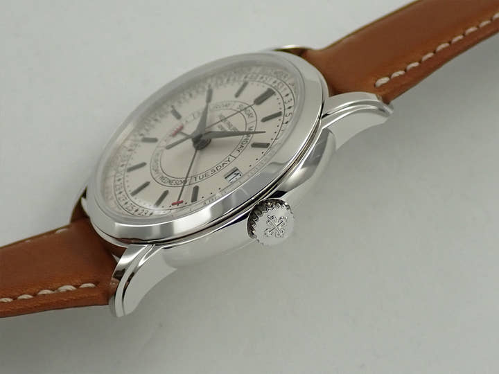 パテックフィリップ カラトラバ ウィークリーカレンダー Ref.5212A-001 ステンレススチール シルバー文字盤