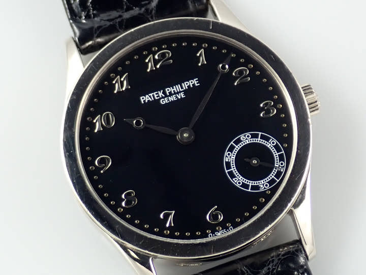 パテックフィリップ カラトラバ Ref.5026G-001 ホワイトゴールド ブラック文字盤