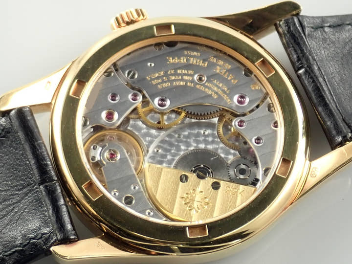 パテックフィリップ カラトラバ Ref.5000J イエローゴールド ブラック文字盤