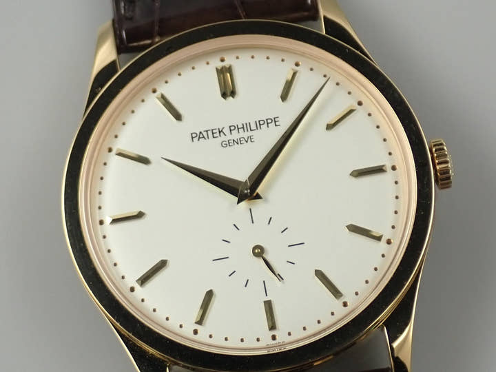 パテックフィリップ カラトラバ Ref.5196J-001 イエローゴールド シルバー文字盤