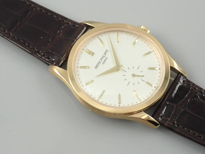パテックフィリップ カラトラバ Ref.5196J-001 イエローゴールド シルバー文字盤