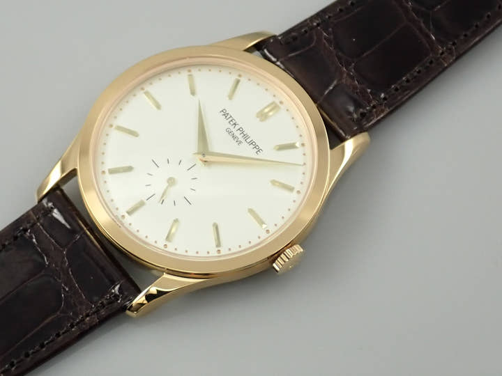 パテックフィリップ カラトラバ Ref.5196J-001 イエローゴールド シルバー文字盤