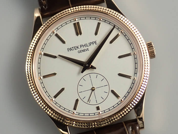 パテックフィリップ カラトラバ Ref.6119R-001 ローズゴールド シルバー文字盤