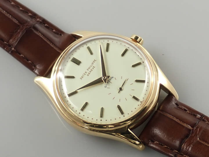 パテックフィリップ カラトラバ トロピカル Ref.2526 イエローゴールド エナメル文字盤