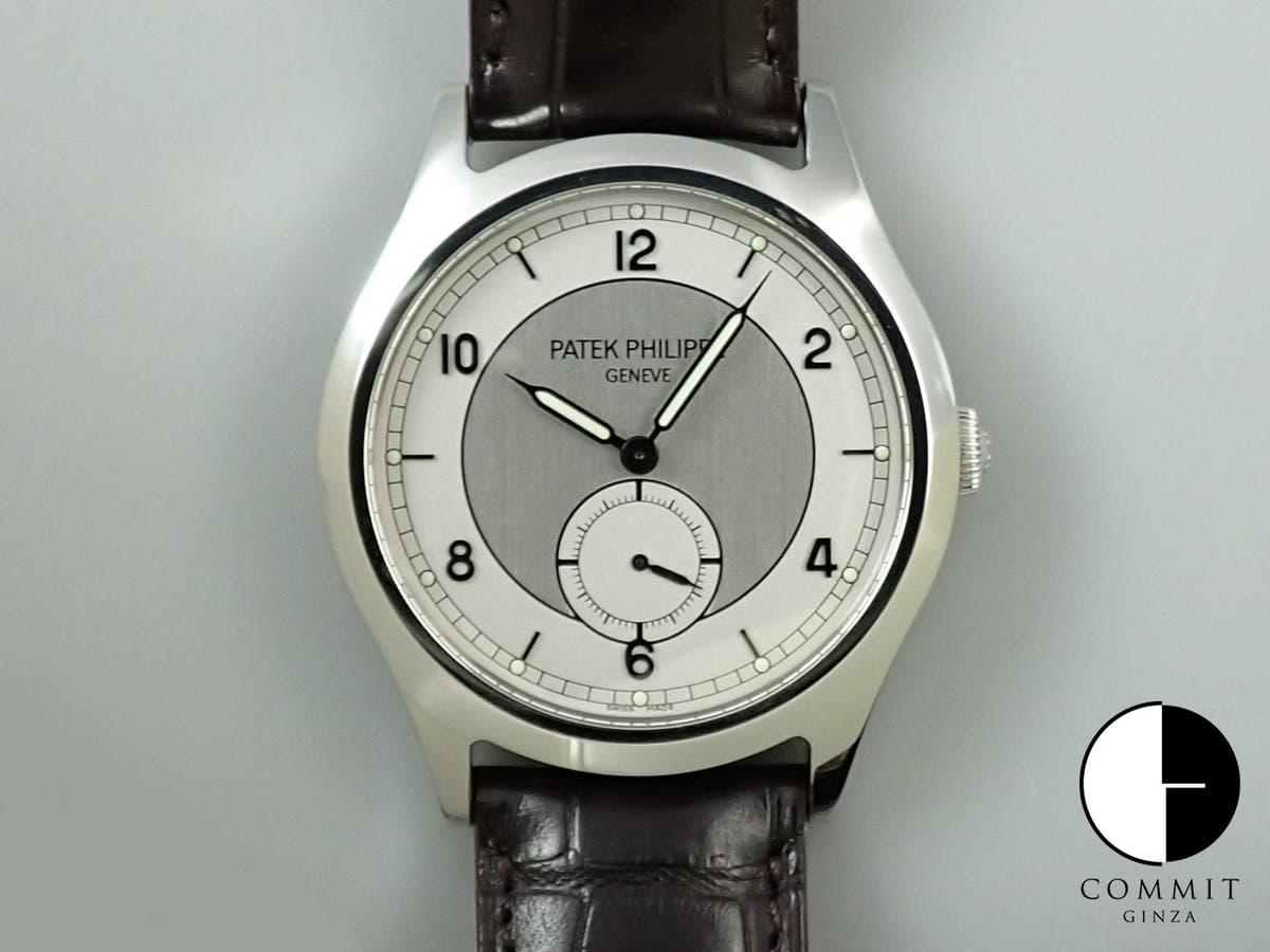 パテックフィリップ カラトラバ ジュネーブ ブティック限定 Ref.5565A-001 ステンレススチール シルバー文字盤