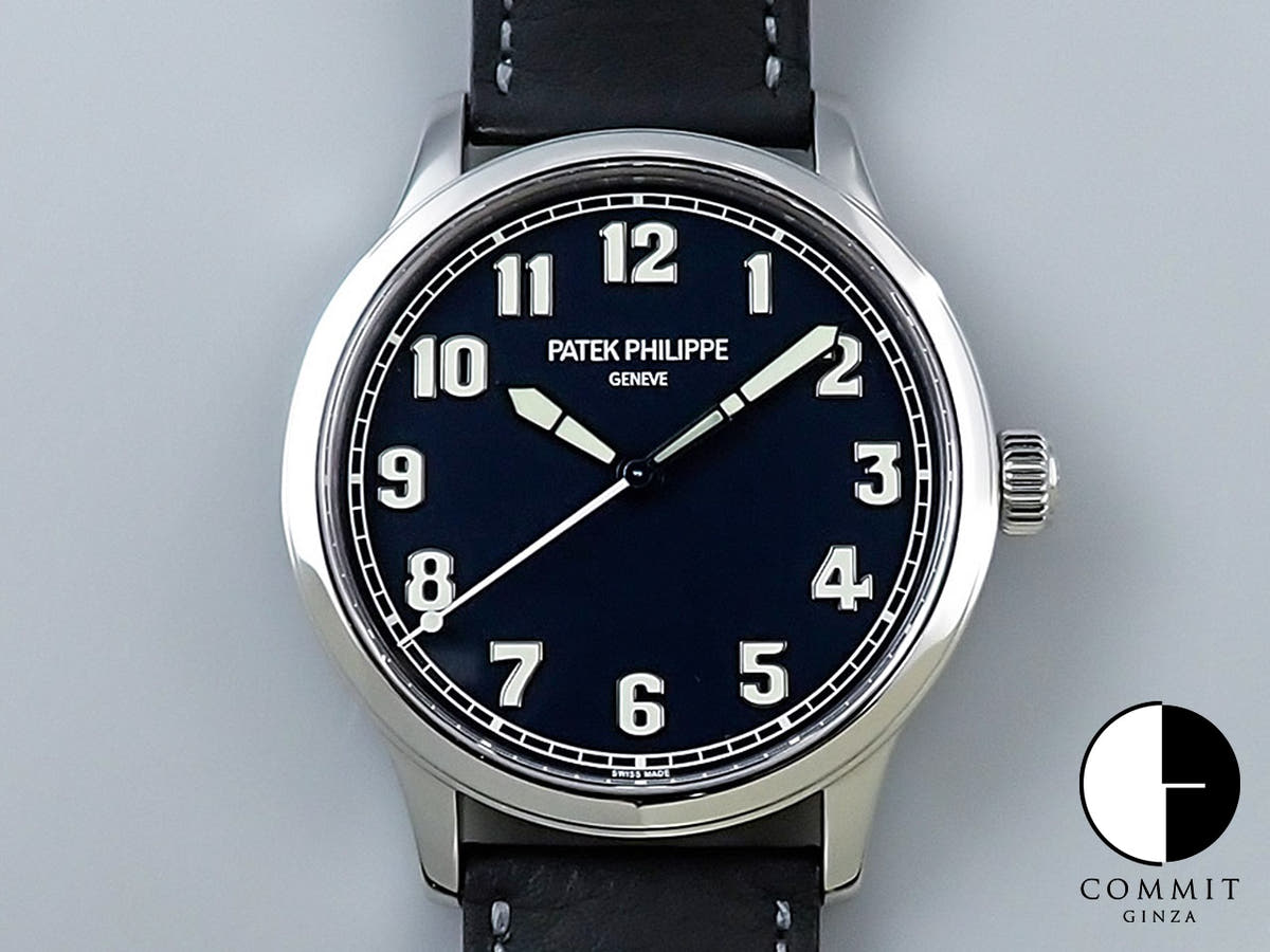 パテックフィリップ カラトラバ パイロット NYスペシャルエディション Ref.5522A-001 ステンレススチール ブルー文字盤
