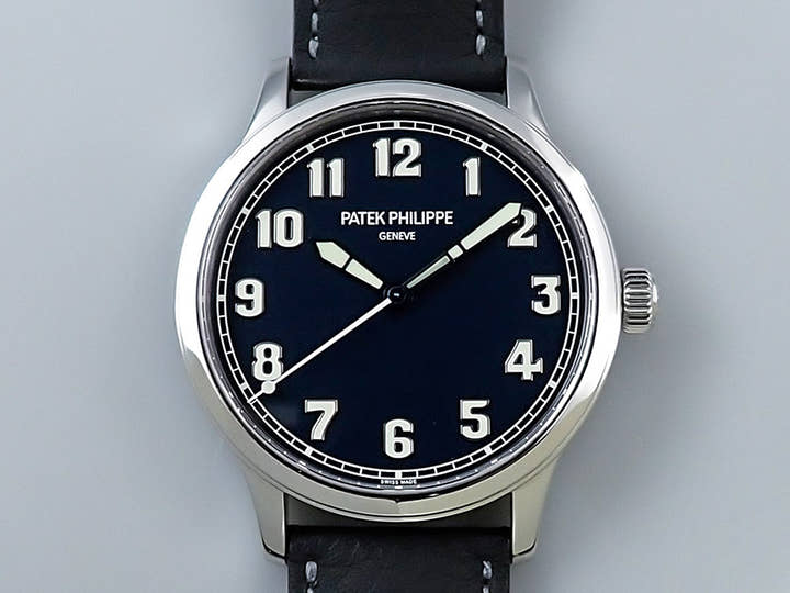 パテックフィリップ カラトラバ パイロット NYスペシャルエディション Ref.5522A-001 ステンレススチール ブルー文字盤