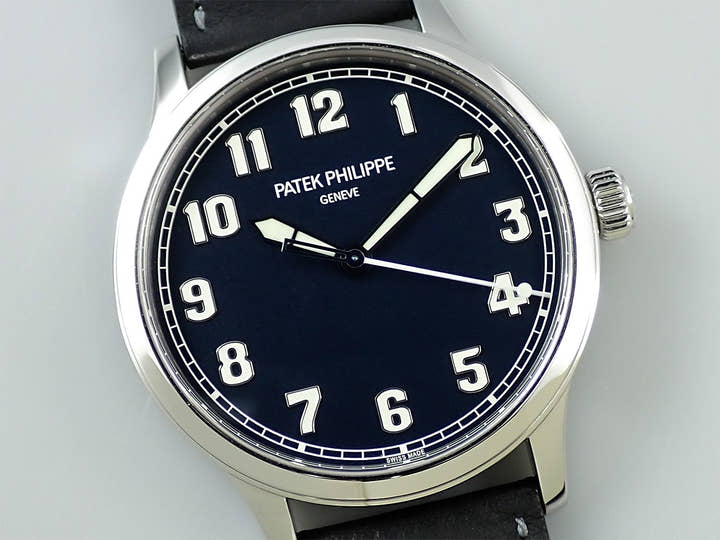 パテックフィリップ カラトラバ パイロット NYスペシャルエディション Ref.5522A-001 ステンレススチール ブルー文字盤