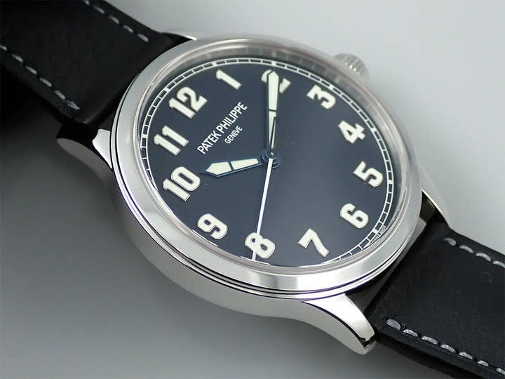 パテックフィリップ カラトラバ パイロット NYスペシャルエディション Ref.5522A-001 ステンレススチール ブルー文字盤