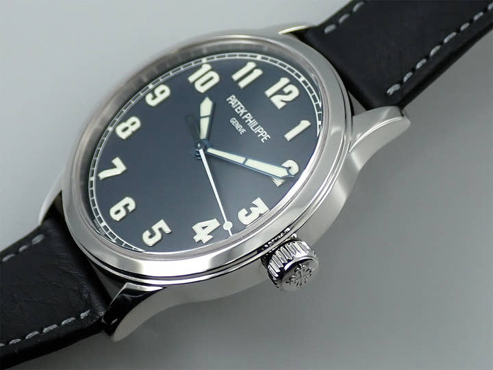 パテックフィリップ カラトラバ パイロット NYスペシャルエディション Ref.5522A-001 ステンレススチール ブルー文字盤