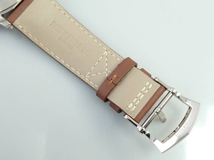 パテックフィリップ カラトラバ パイロット トラベルタイム Ref.5524G-001 ホワイトゴールド ブルー文字盤