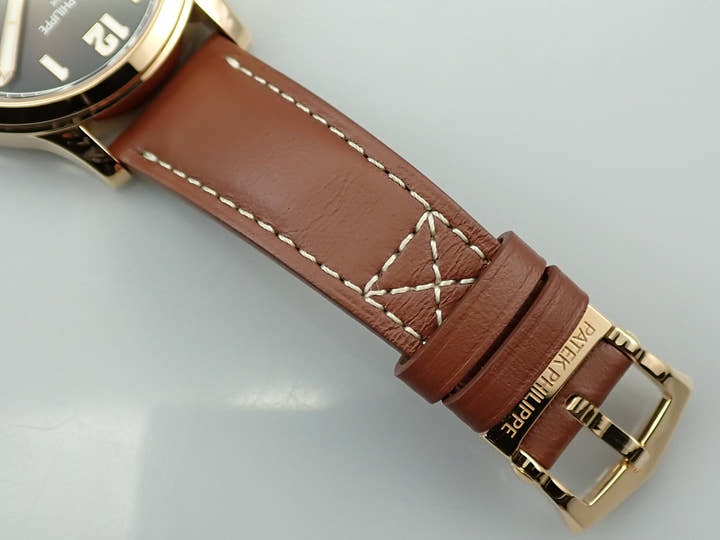 パテックフィリップ カラトラバ パイロット トラベルタイム Ref.7234R-001 ローズゴールド ブラウン文字盤