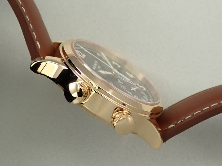 パテックフィリップ カラトラバ パイロット トラベルタイム Ref.7234R-001 ローズゴールド ブラウン文字盤