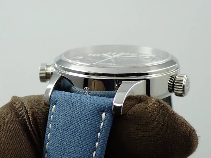 パテックフィリップ カラトラバ パイロット トラベルタイム Ref.7234A-001 ステンレススチール ブルー文字盤