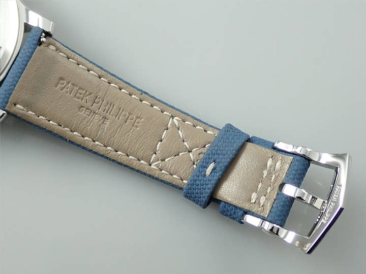 パテックフィリップ カラトラバ パイロット トラベルタイム Ref.7234A-001 ステンレススチール ブルー文字盤