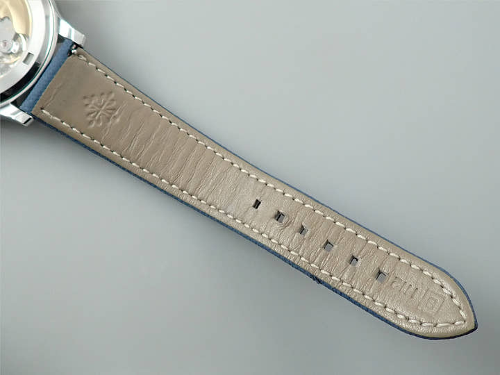 パテックフィリップ カラトラバ パイロット トラベルタイム Ref.7234A-001 ステンレススチール ブルー文字盤