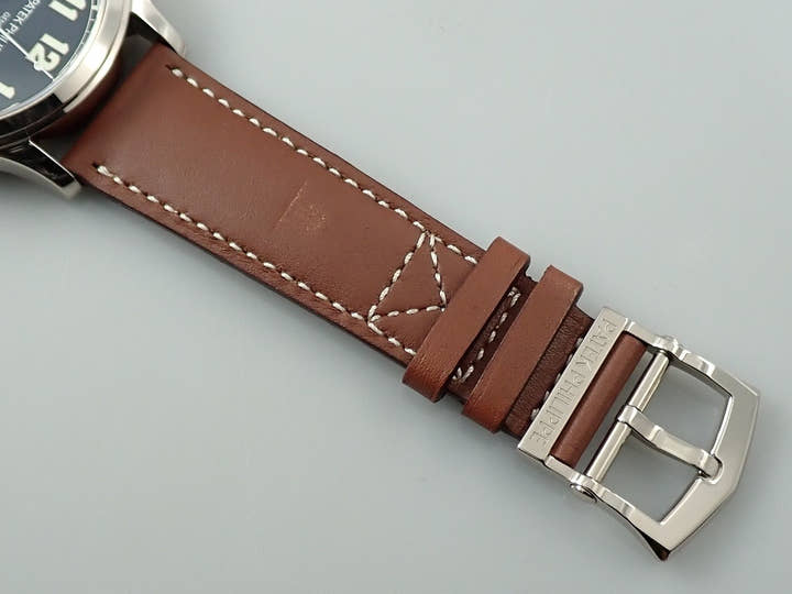 パテックフィリップ カラトラバ パイロット トラベルタイム Ref.5524G-001 ホワイトゴールド ブルー文字盤