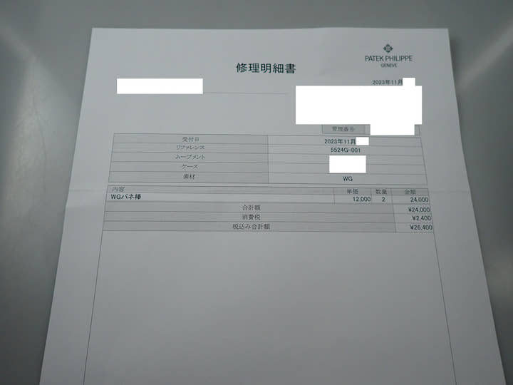 パテックフィリップ カラトラバ パイロット トラベルタイム Ref.5524G-001 ホワイトゴールド ブルー文字盤