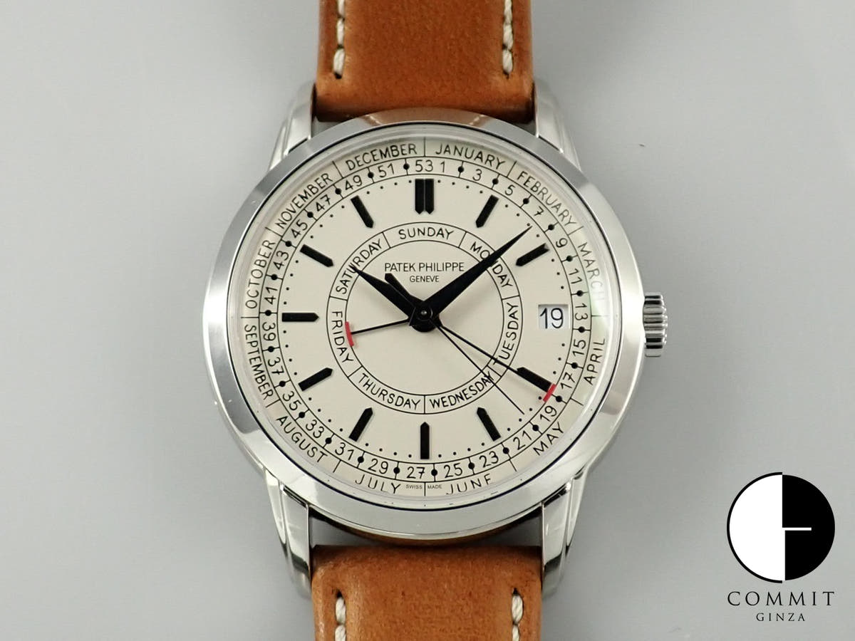 パテックフィリップ カラトラバ ウィークリーカレンダー Ref.5212A-001 ステンレススチール シルバー文字盤