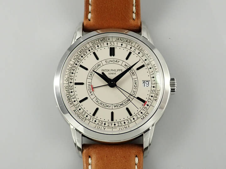 パテックフィリップ カラトラバ ウィークリーカレンダー Ref.5212A-001 ステンレススチール シルバー文字盤