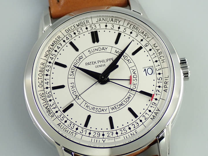 パテックフィリップ カラトラバ ウィークリーカレンダー Ref.5212A-001 ステンレススチール シルバー文字盤