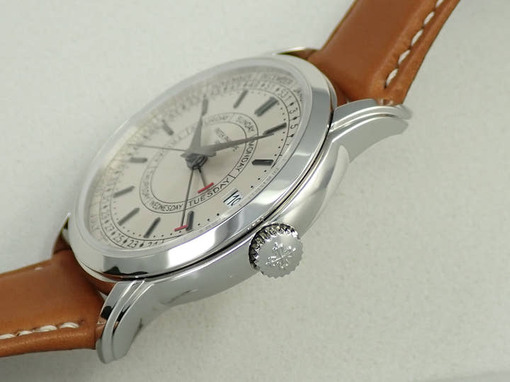 パテックフィリップ カラトラバ ウィークリーカレンダー Ref.5212A-001 ステンレススチール シルバー文字盤