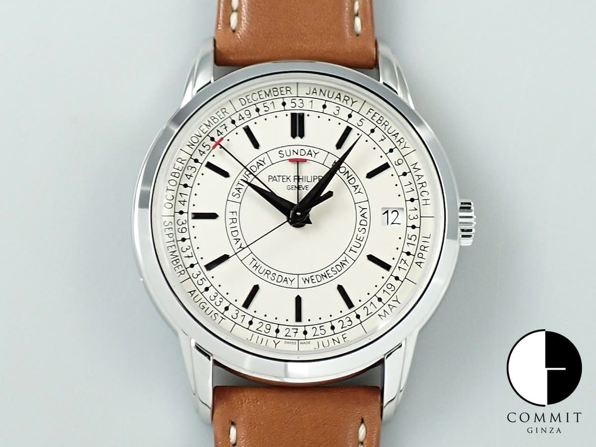 パテックフィリップ カラトラバ ウィークリーカレンダー Ref.5212A-001 ステンレススチール シルバー文字盤
