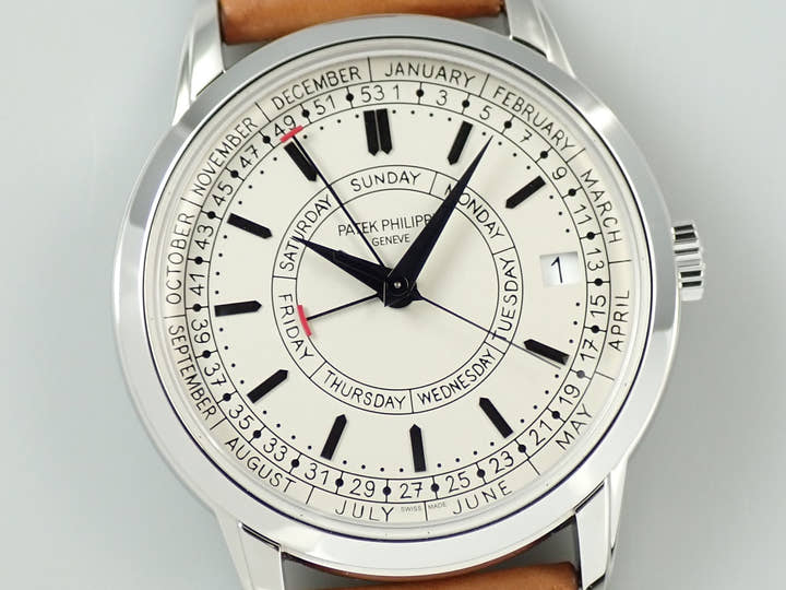 パテックフィリップ カラトラバ ウィークリーカレンダー Ref.5212A-001 ステンレススチール シルバー文字盤