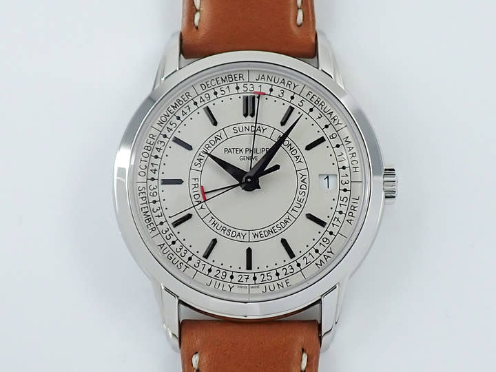 パテックフィリップ カラトラバ ウィークリーカレンダー Ref.5212A-001 ステンレススチール シルバー文字盤